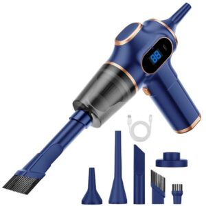 ACEP Draadloze autostofzuiger - Kruimeldief - Auto stofzuiger draadloos - Tapijtreiniger - Handstofzuiger auto - Auto accessoires - Handstofzuiger (8721447580123)