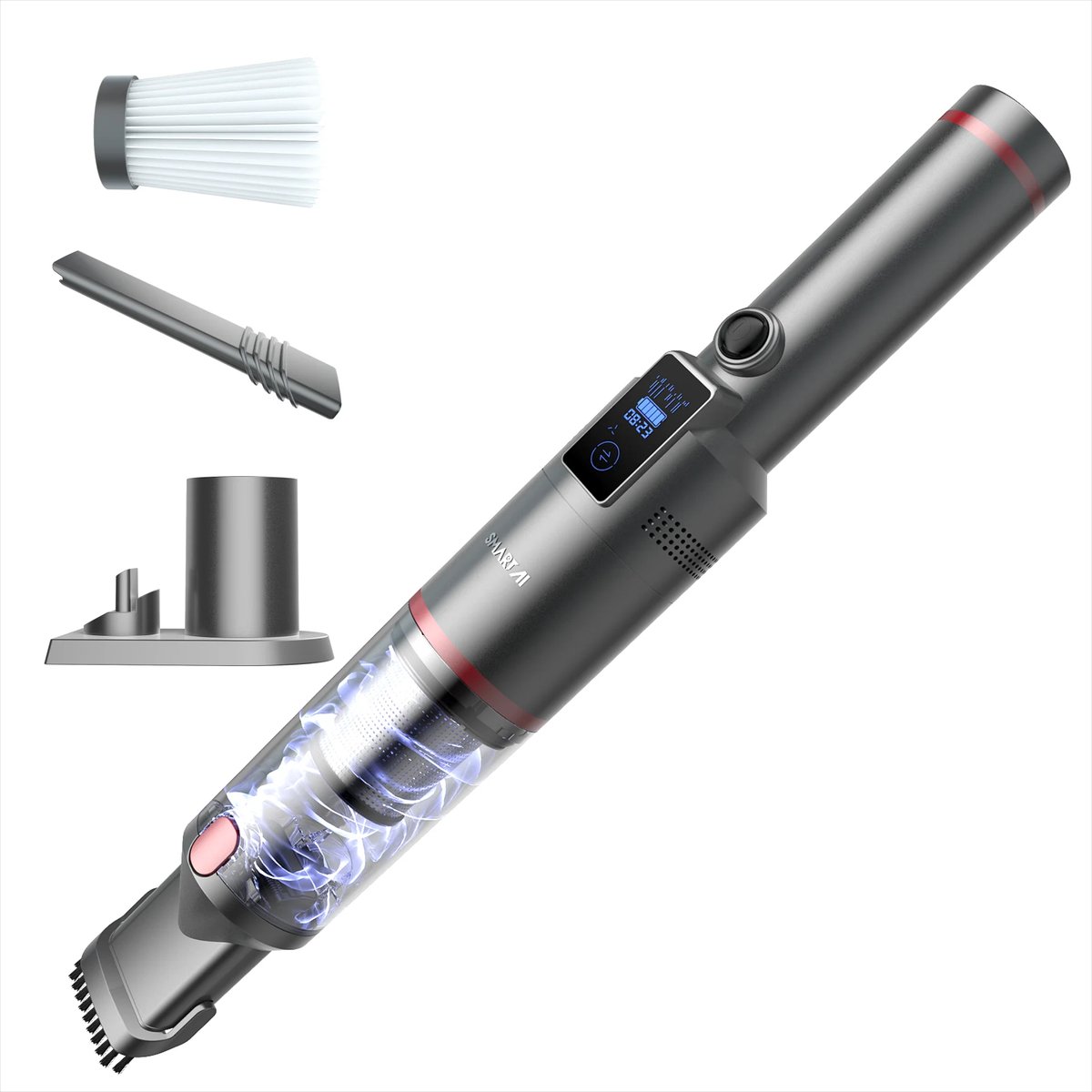 Benelux Select Kruimeldief - Handstofzuiger - Kruimelzuigers - Met HEPA-Filter - Lichtgewicht - Incl. Opzetstukken - 35 x 7 x 7 cm (8721425631793)