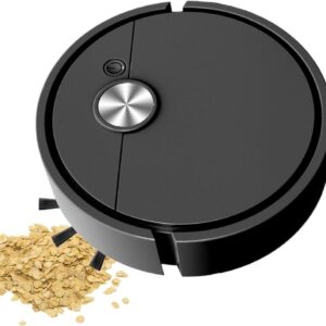 Desktop Stofzuiger Robot - Mini Kruimeldief - Bureau Schoonmaken - Slimme Navigatie - 27.5 x 26.4 cm - Zwart (9101331988317)