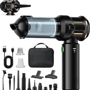 Draadloze Kruimeldief 25000PA - 4-in-1 Handstofzuiger, Autostofzuiger & Blower (9506919294550)