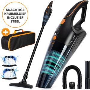 Eraglow® Kruimeldief met steel - Handstofzuiger - Kruimeldief snoerloos - Snoerloze Kruimeldief met Steel - Jouw ultieme schoonmaakpartner (8721249957079)