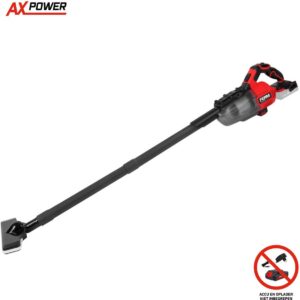 FERM - AX-POWER - VCM1006 - Accu - Klusstofzuiger - Steelstofzuiger - met - Slang - Vloerborstel - Kruimeldief - Spleetmondstuk - 2 buizen - Wandhouder - HEPA filter - 600ml container - 20V - Zonder accu en lader - Draadloze stofzuiger (8717479105564)