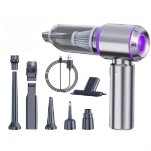 ITRONIQ Kruimeldief Draadloos - Auto Stofzuiger en Air Duster - Mini Handstofzuiger Met Blaasfunctie - Mini Vacuum Cleaner (8721586091566)