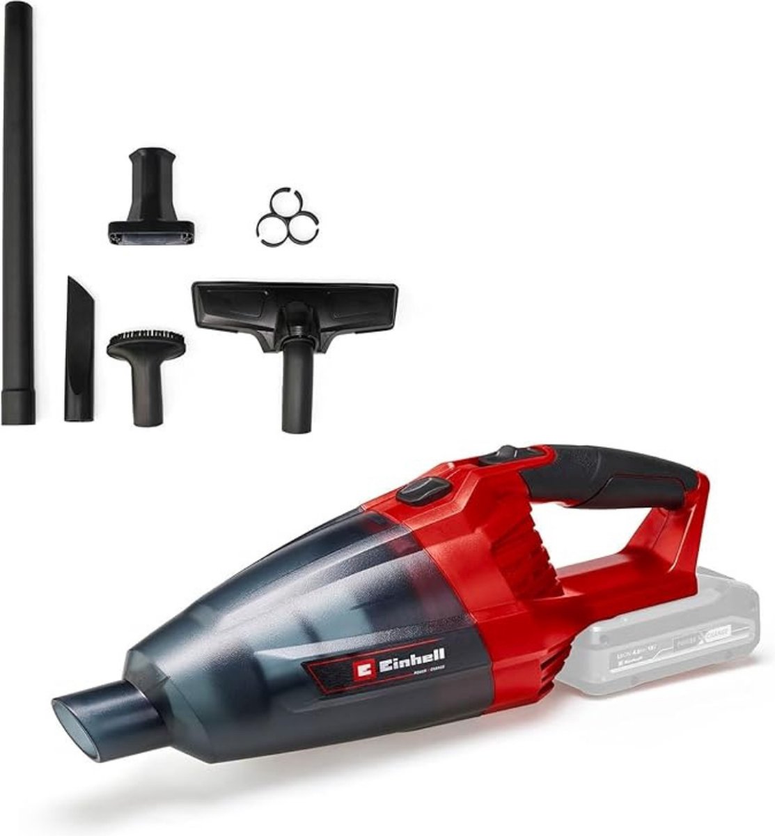 Thuys Kruimeldief - Snoerloos - Handstofzuiger - Vacuum Cleaner - Best Verkocht - Lichtgewicht - 540ml Capaciteit - 504W - Lichtgewicht - Rood (8721122418741)