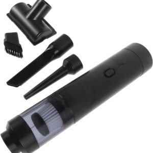 Draagbare Handstofzuiger - Kruimeldief Auto - Snel Schoonmaken - Snellaadtechnologie - 27 cm Lengte - Zwart (9101222395910)