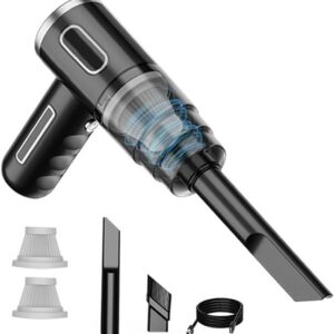 Draagbare Kruimeldief - Draadloos Handstofzuiger - Auto Reinigen - Compact Ontwerp - Mini Formaat - Zwart (9101245533702)