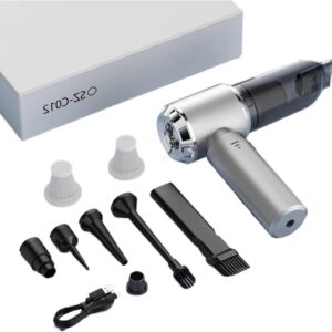 Draagbare Kruimeldief - Handstofzuiger Auto - Snel Opruimen - Krachtige Zuigkracht - 600 g - Zwart (9101224253683)