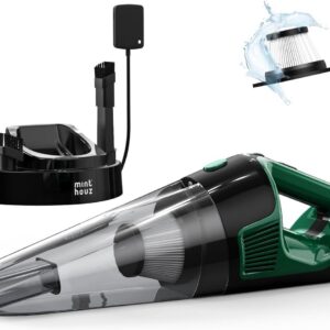 Draagbare Kruimeldief - Handstofzuiger Auto - Snelle Schoonmaak - 120W Krachtige Motor - 800ml Reservoir - Donkergroen (9101268249321)