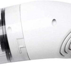 Draagbare Kruimeldief - Mini Stofzuiger - Auto Interieur - Draadloos Opladen - 2x2000mAh Batterij - Wit (9101258012423)