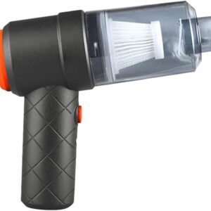 Draagbare Stofzuiger - Auto Kruimeldief - Auto en Thuis - Draadloos Opladen - 500 Gram - Zwart (9101213413647)