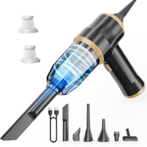 Kruimeldief Draadloos - Auto Stofzuiger - Handstofzuiger - Zwart (6152134585534)