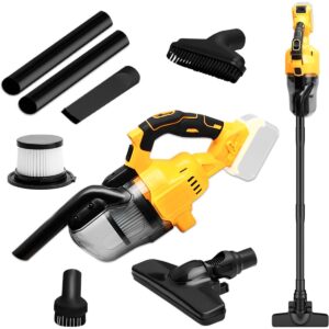 Kruimeldief - Nat&Droog - Handstofzuiger - 20000Pa - ExtremeZuigkracht - Kruimeldief Snoerloos - Kruimelzuiger -Kruimelzuiger - Autostofzuiger - 400W - Zwart&Geel (0734931026692)