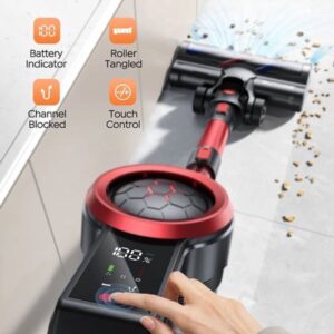 Steelstofzuiger - Vacuum Cleaner - Draadloze Stofzuiger- Kruimeldief Snoerloos - 500W - 50KPa - Handstofzuiger - 1.5L Stofreservoir - Verwijderbare Batterij - Ideaal voor Huisdieren en Thuisgebruik (9113762130586)