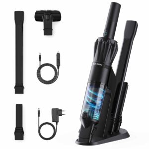 Black Rhino Draagbare Autostofzuiger AeroClean 120W - Autostofzuiger - Kruimeldief snoerloos - Krachtige Handstofzuiger 15Kpa - Draadloos (5430003504369)