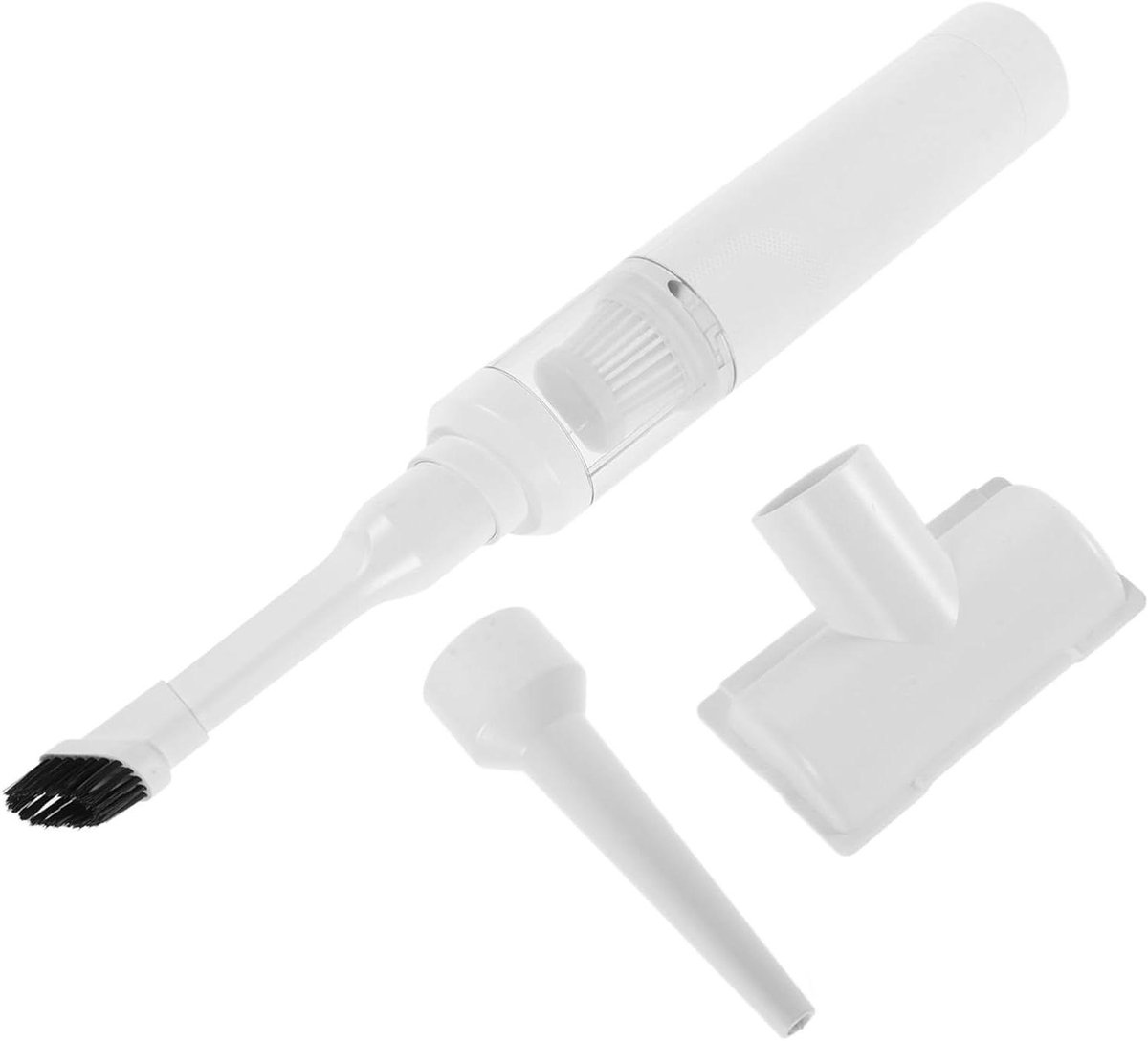 Draadloze Handstofzuiger - Kruimeldief - Auto Reinigen - Hoge Zuigkracht - 27 cm - Wit (9101219361041)
