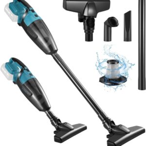 Draagbare Kruimeldief - Mini Stofzuiger - Auto en Huis - Nat en Droog - 0.6 Liter - Blauw (9101493794016)