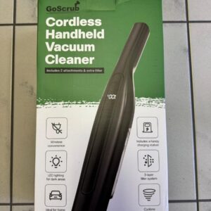 GoScrub® Kruimeldief - Draadloze Handstofzuiger - Krachtige Zuigkracht - Autostofzuiger - Compact & Lichtgewicht - Voor Auto, Bank en Huis (8720938208904)