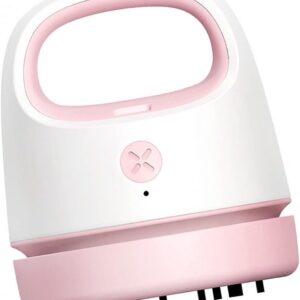 Handheld Kruimeldief - Tafelstofzuiger Kruimelzuiger - Bureau Opruimen - USB Oplaadbaar - 9.90 x 8.60 cm - Roze (9101438942731)