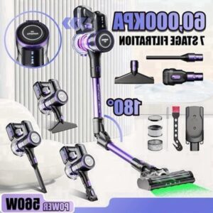 Handstofzuiger - Kruimeldief - Draadloze Stofzuiger - Handzuiger - Klein Zuigapparaat - 7-laags Filtersysteem - 180° Draaibare Kop (9113779418813)