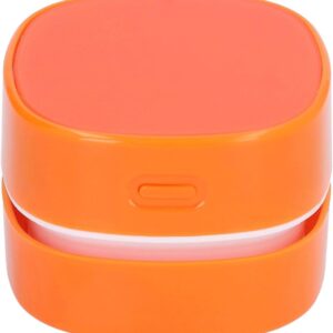 Mini Stofzuiger - Tafel Kruimeldief - Bureau Schoonmaken - Draaibaar Ontwerp - 9x9x8 cm - Zwart (9101248147333)