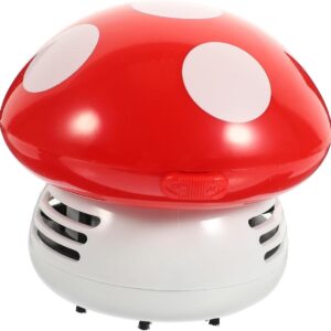 Mini Stofzuiger - Tafelstofzuiger Kruimeldief - Bureau Schoonmaken - Laag Geluidsniveau - 115 Gram - Rood (9101248114502)